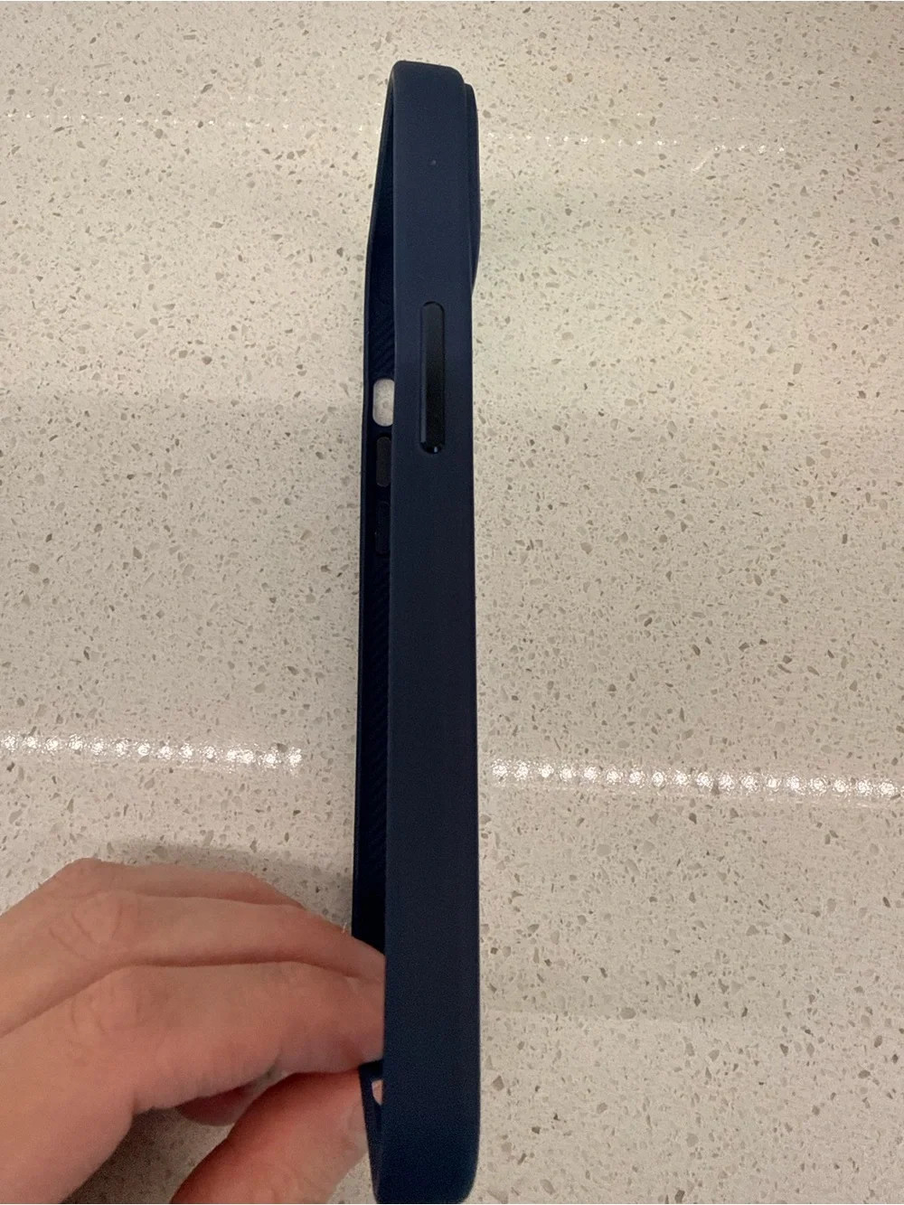 Apple iPhone 15 6.1 inch MagSafe Case Translucent Matte Navy Blue Edges NEW